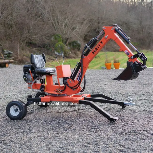 13.5hp Small Backhoe Mobile Mini Excavator Farm ATV  Towable Backhoe