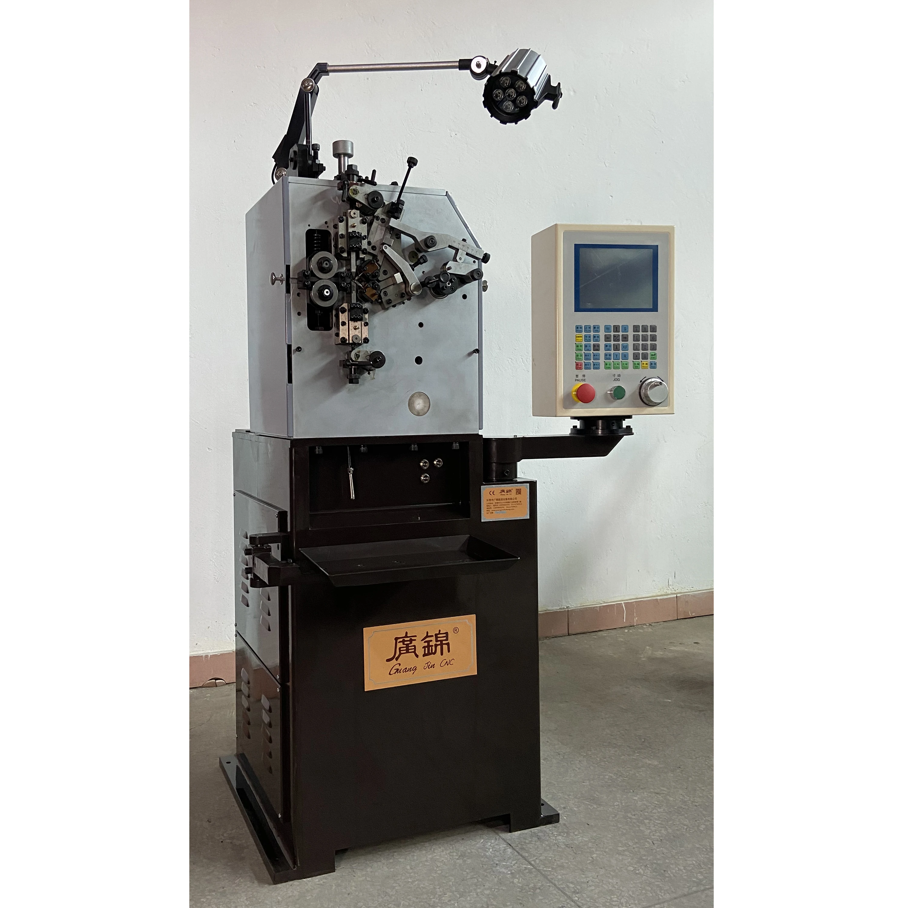 0.08-1mm CNC Compression Spring Machine Small Wire Size Spring  Coiling Machine oil seal and ball pen spring and simple torsion