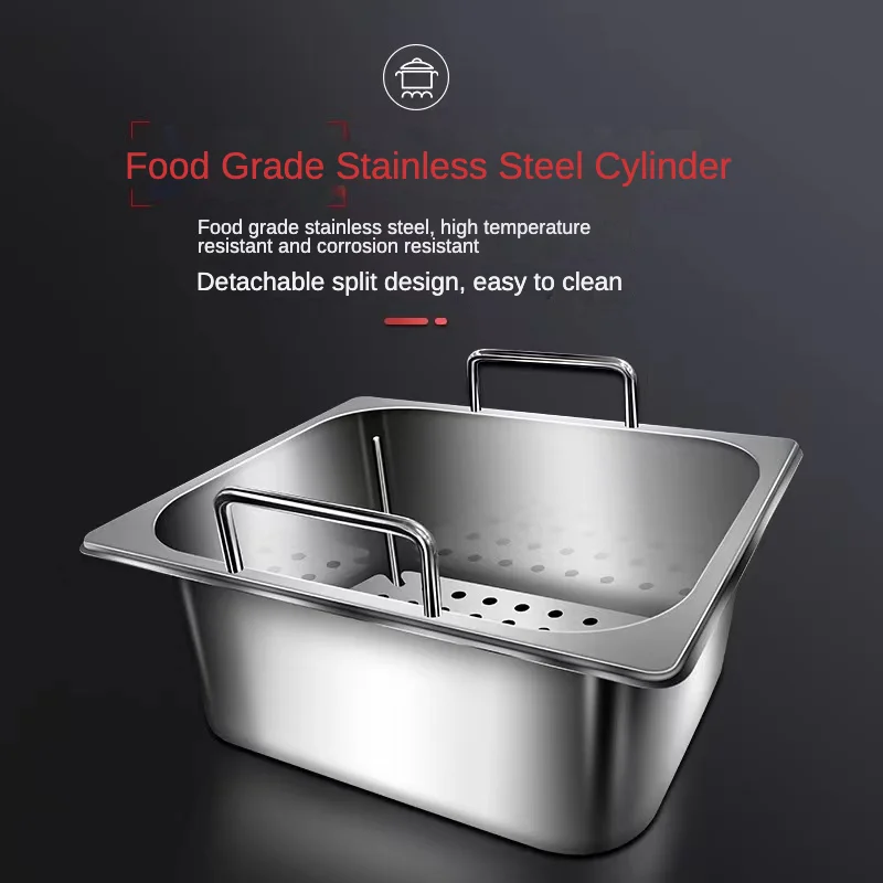 New Products Commercial Deep Fryer 1 Removable Baskets Induction cooker factory wholesale Kitchen Restaurant Catering Equipment