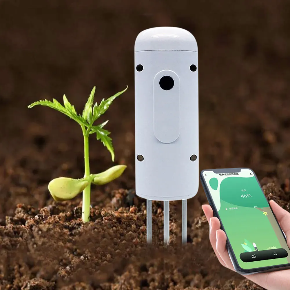 Zigbee беспроводной датчик влажности почвы интеллектуальный тестер температуры и влажности умный Tuya детектор почвы