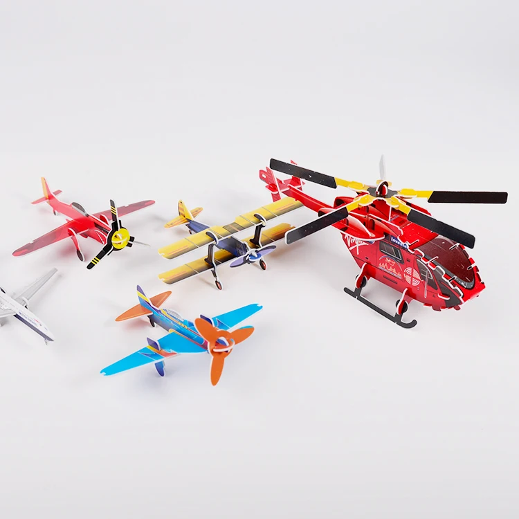 Small both side printing 3D custom car puzzle set for kids