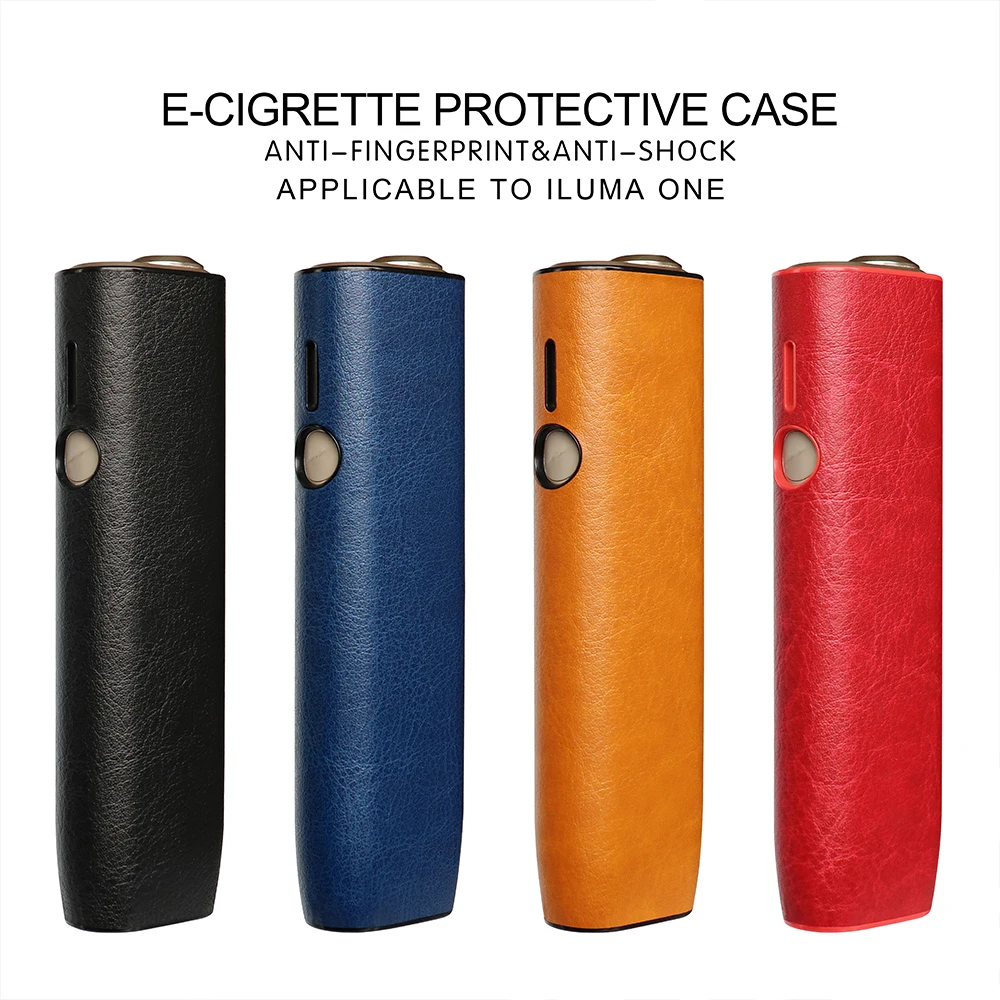 4 Colors Cigarette Smoking Cases PU Leather Case for Iqos iluma One Cover
