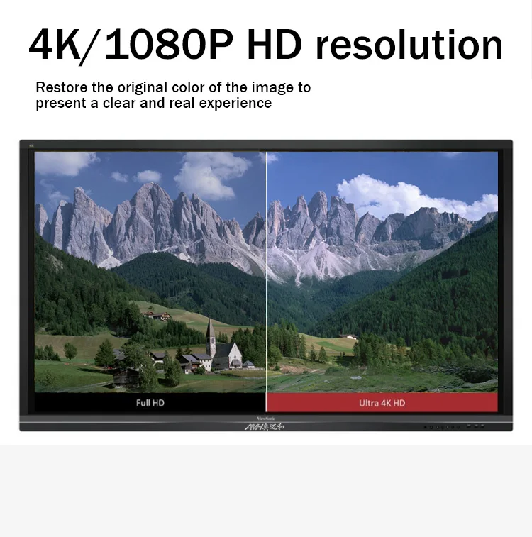 86 inch white board conference room touch flat panel screen interactive digital whiteboard