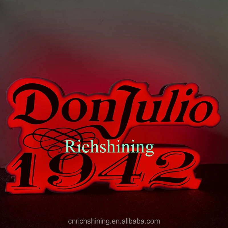 Don Julio led Wine Glorifier 1942 VIP ручная доска Индивидуальный бренд Презентер мигающая переноска для ночного клуба