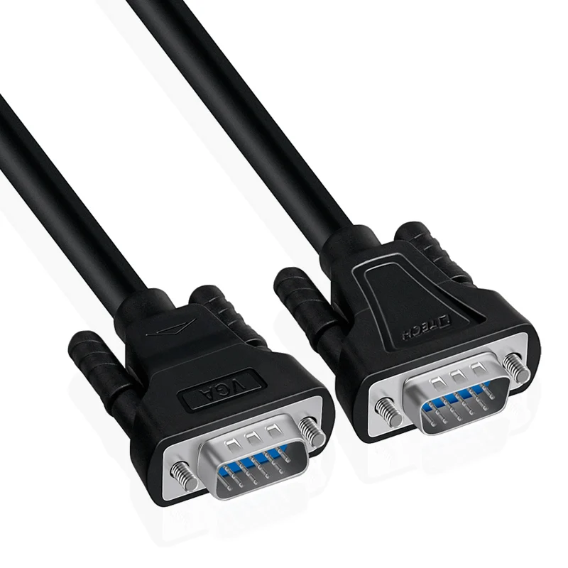 Hot Selling VGA 3+6 HD Cable Male-Male 3M 5M 10M 15M 1080P 720P Pull&Plug VGA Cable for Projector Monitor TV
