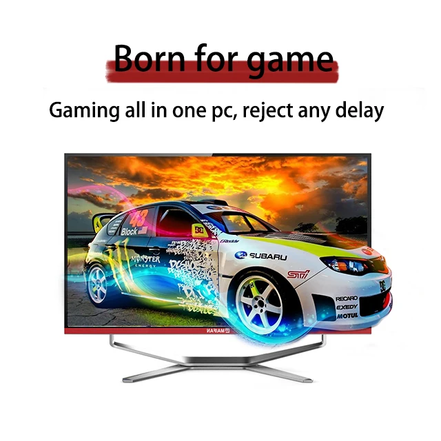 Ноутбук Core I3 I5 I7 AIO 23 6 дюйма моноблок для офисных игр