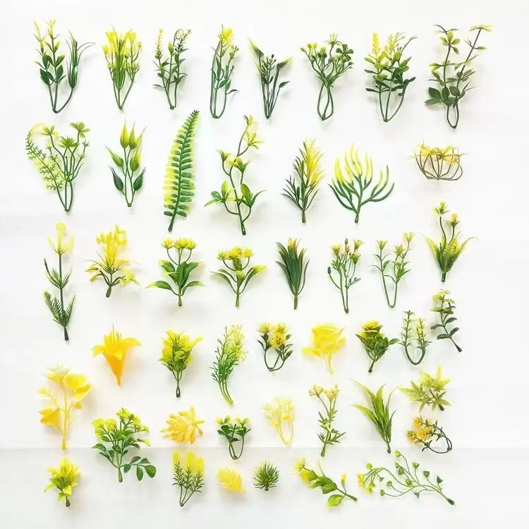 plastic artificial green grass Aquatic plant for decoration