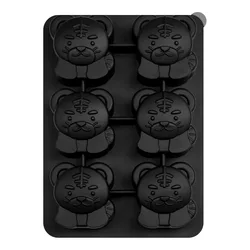 New Silicone Ice Tray Cube Mold with Lid for Whiskey Cocktails Beverage Frozen Ice Storage Box Party Bar Square Ice Maker Mould