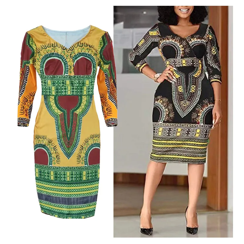 Nigerian African Print Dress Designs Styles for Weddings