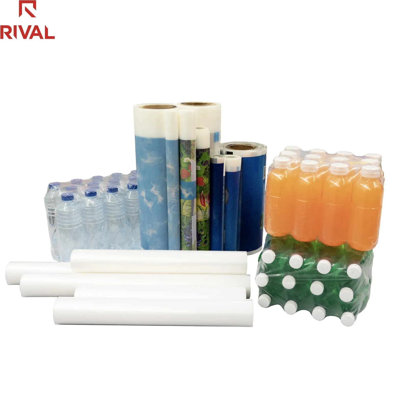 Heat Shrink Film Plastic Film For Bottle Shrink Wrap Sleeves Wrapping Film Roll