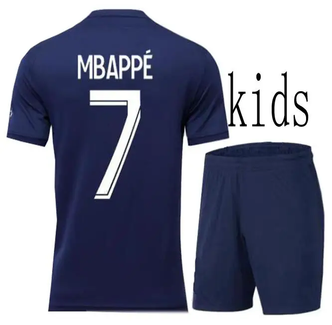2022 2023 Soccer Jersey kids kits NEYMAR JR ICARDI L.PAREDES DI MARIA SERGIO RAMOS MBAPPE MESSI Football Shirt