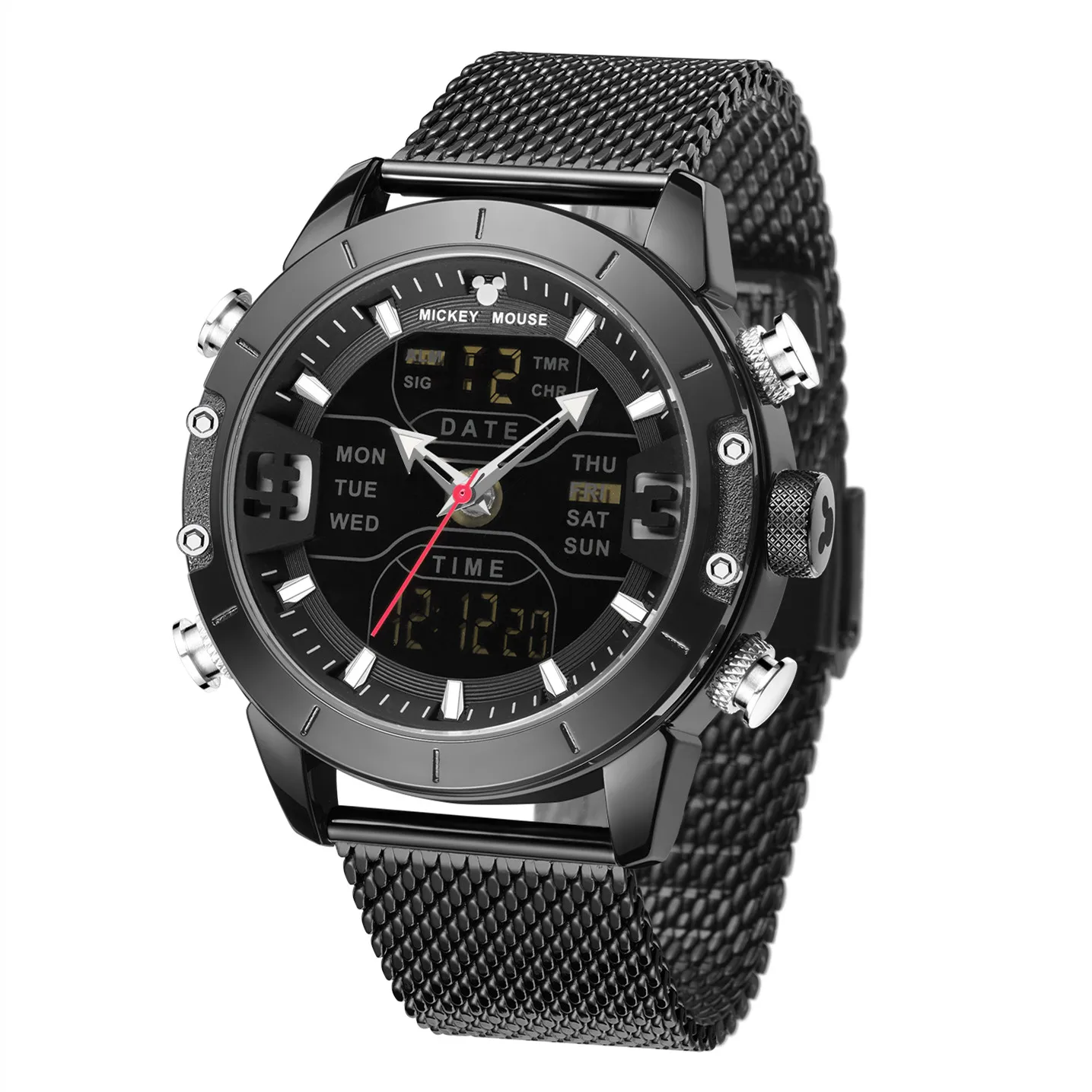 IMISS Men Watches Luxury Minimalist Calendar Stainless Steel Waterproof Luminous Date Week Sport Wrist Watches For men