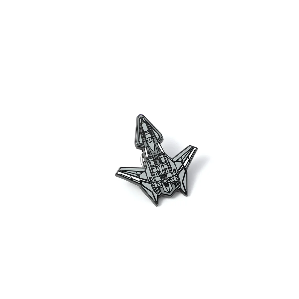 Wholesale Custom 3D Metal Airplane Lapel Pin Badges Cartoon Hat Pins Unique Airplane Enamel Pins