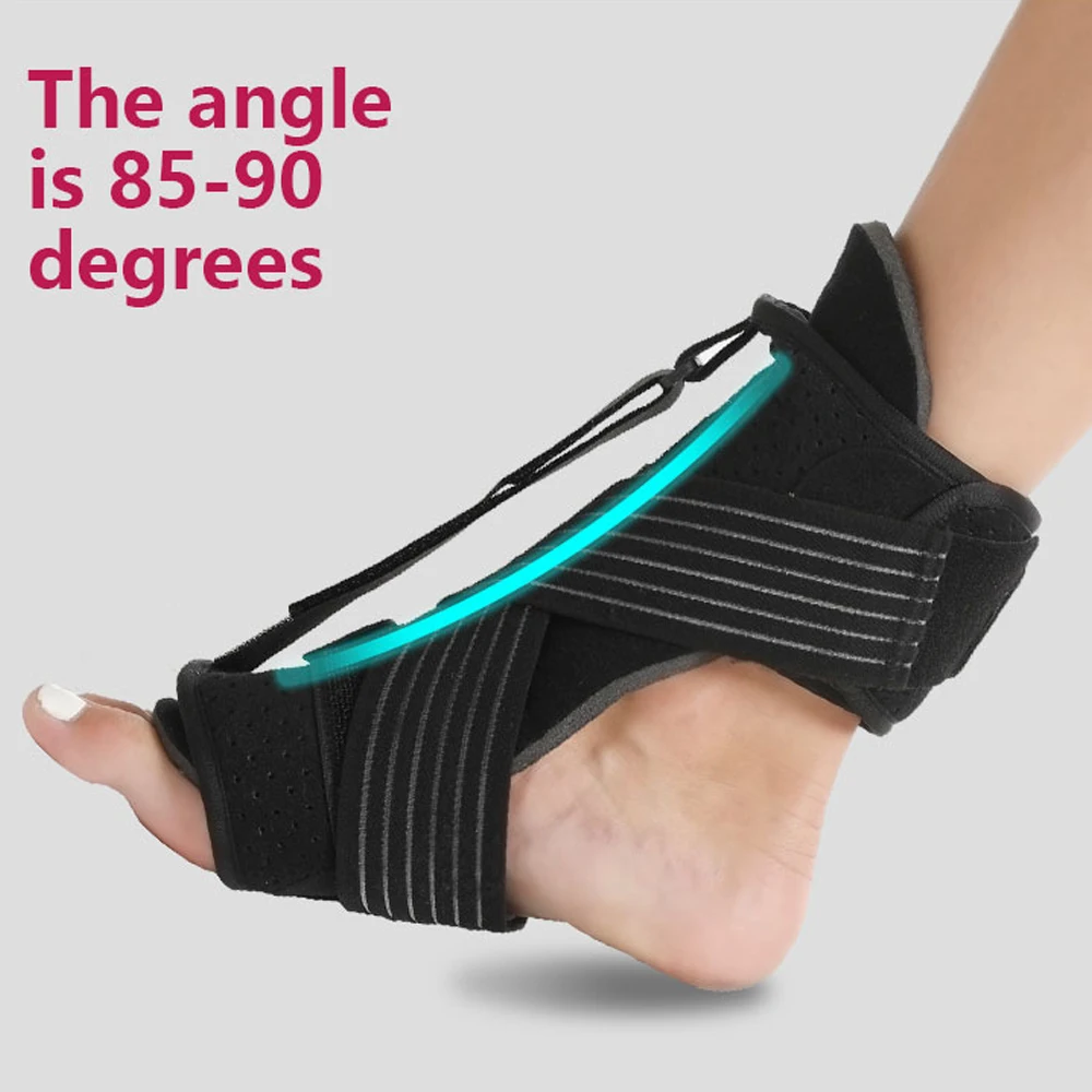 Adjustable Plantar Fasciitis Night Splint Ankle Foot Drop Orthotic Brace Upgraded Foot Brace