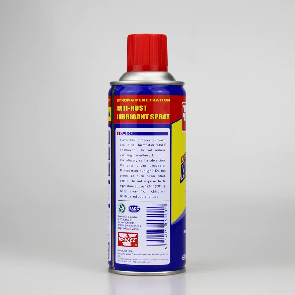 OEM&ODM Provided Removing Humidity Penetrating Oil Anti Rust Lubricant Spray
