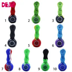 Modern Silicone Smoke weed honeybee travel hand tobacco smoking pipes