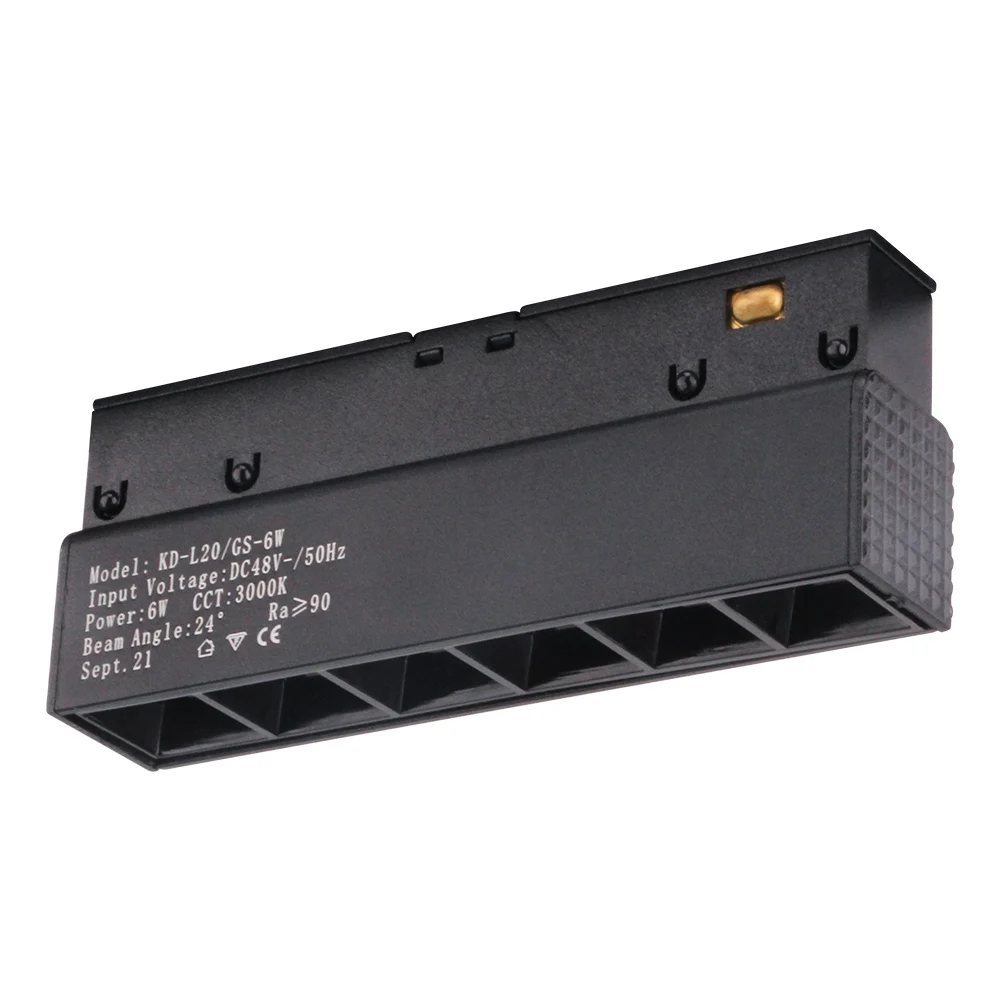 magnetic grille light easy installation Smart Light 3colors Dial-up magnetic track light system