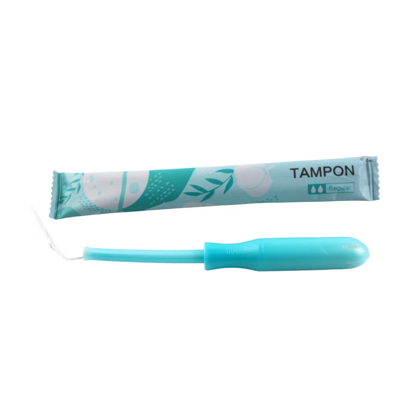 New arrivals organic personalized menstrual sanitary tampon encreur custom logo plastic applicator tampons