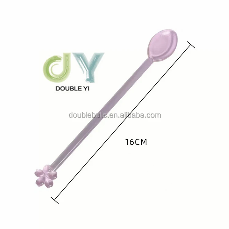 Soda Limes Glass Long Handle Drink Stirring Sticks Coffee Cocktail Stirring Rod Stir Bar