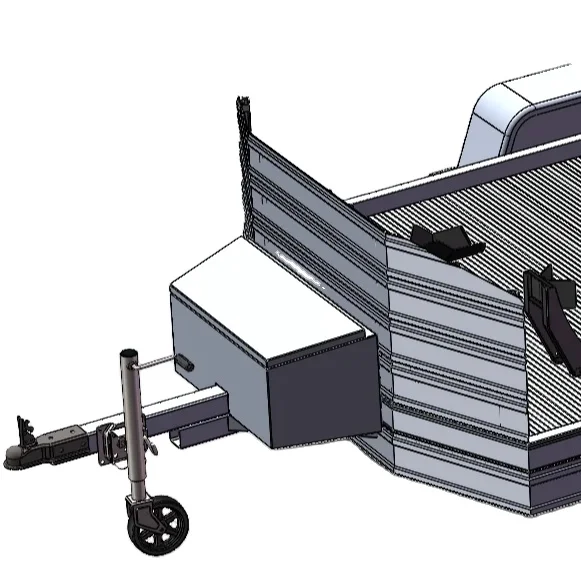 High quality Snowmobile Pontoon Boat Trailer Car Trailers Factory