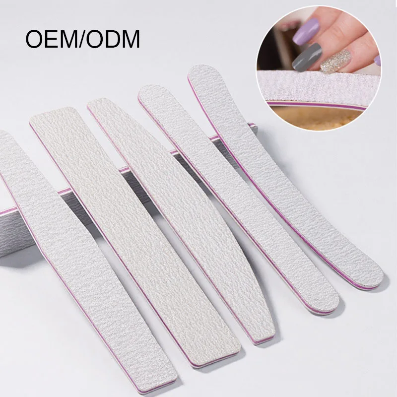Multiple Shapes Nail Files 100/180 Custom Logo File 80/80 Other Nail Art Tools