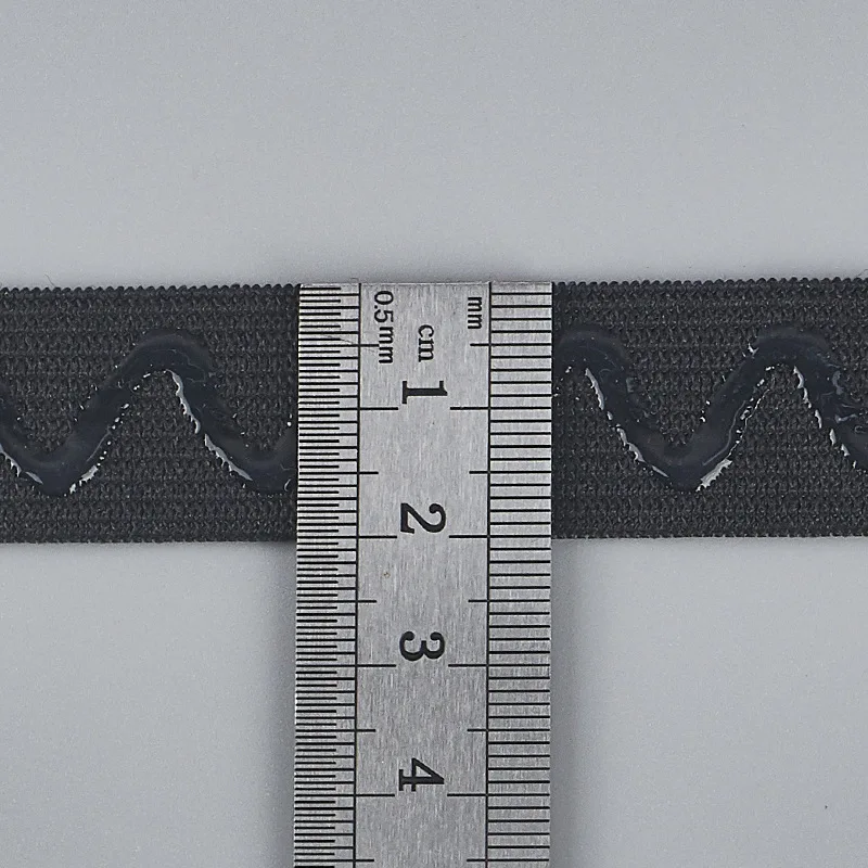 High quality anti-slip waving good price stretchy silicone elastic bands tape silicon elastic band 20mm for underwear