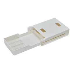 New Creative Self Stick Desk Underdesk Storage Box Hidden Drawer Stationary Sundry Plastic Tray Office Organizer