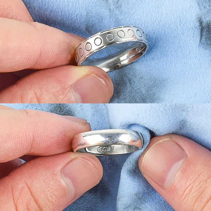 Hot selling jewelry cleaning cloth 8 * 8cm spot jewelry polishing cloth can be customized silver wiping cloth