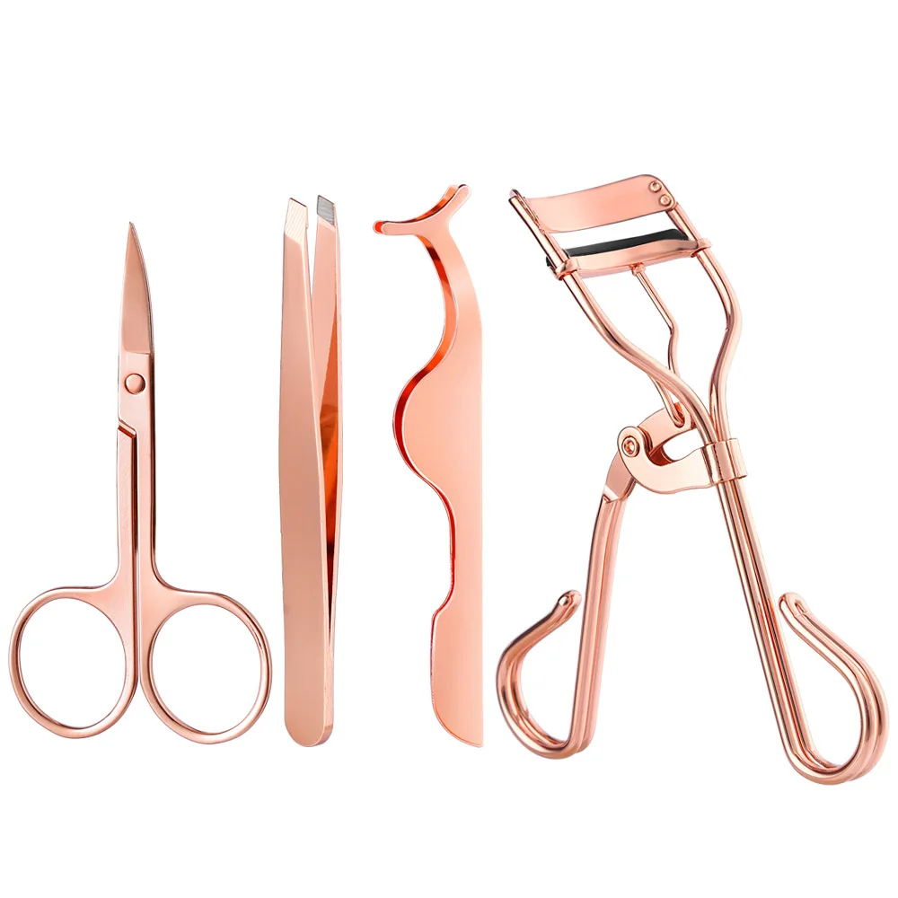 Custom logo false eyelash tool for eyebrow and lash tools kit with slant