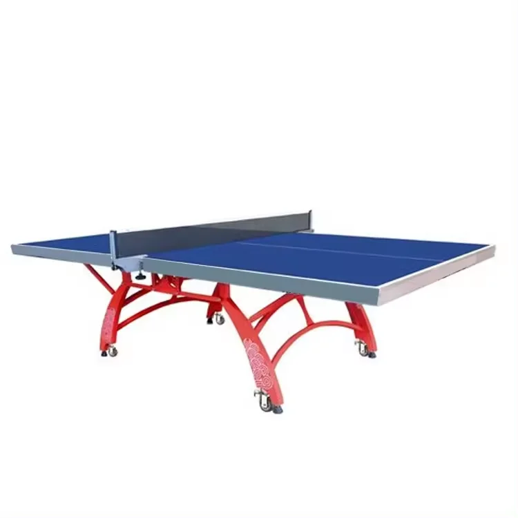 Waterproof outdoor board dimensions ping pang table Indoor small rainbow bi-fold table tennis table UV eco-friendly paint finish