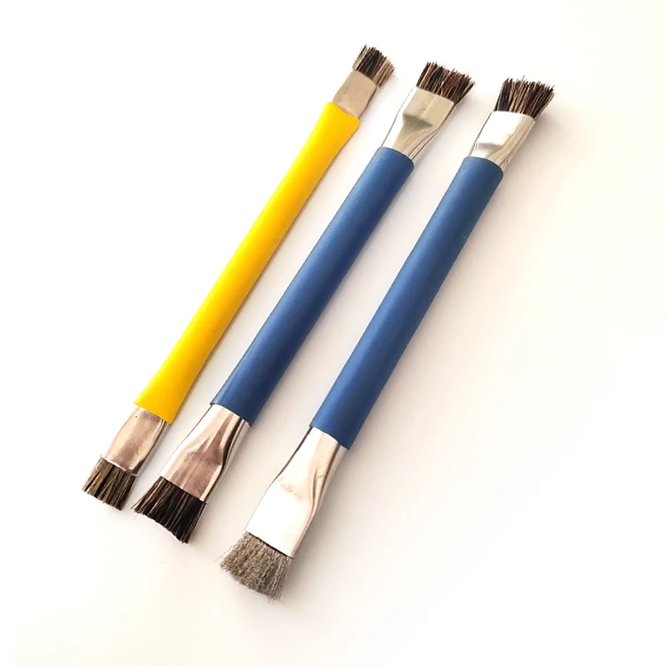 Double side ESD Safe Brush Anti-Static Motherboard PCB Cleaning Brush For Mobile Phone Repair Tools