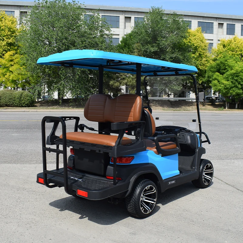 CE approved New Design Electric Golf Car 4 Seater Golf Cart with lithium battery