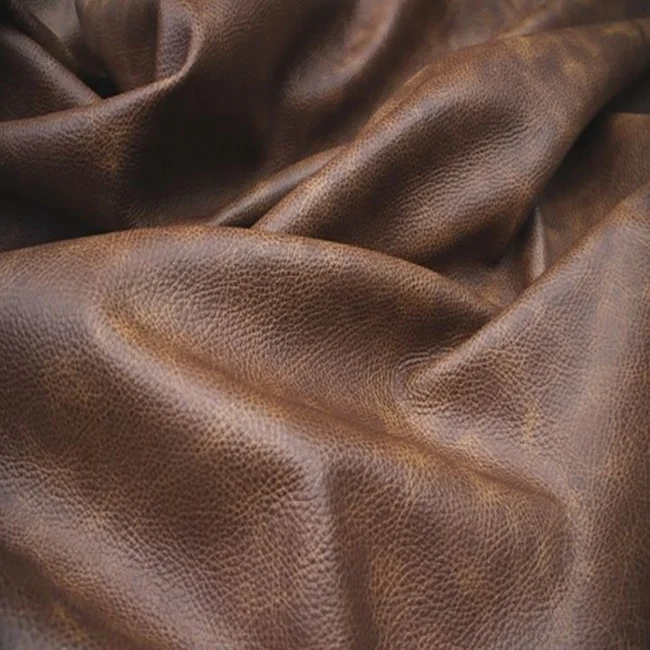 2023 RICH BROWN WITH LIGHT BROWN HIGHLIGHTS | cow leather skin | Genuine leather cow skin