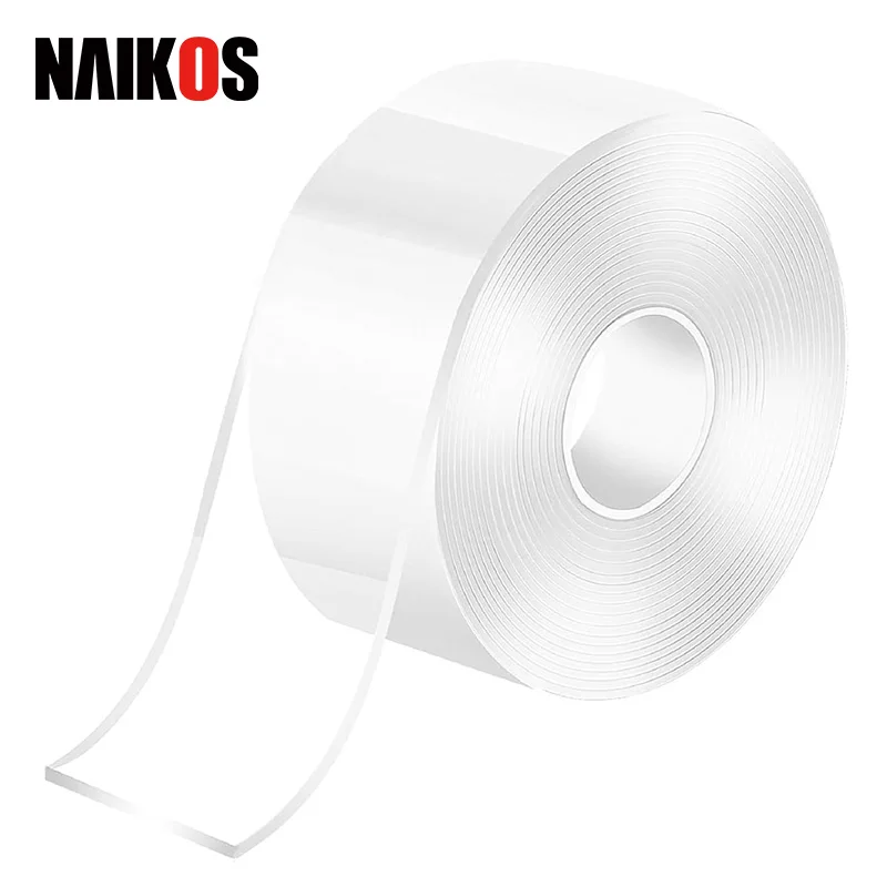 Gel Tape for Wallpaper Installation Flexible Gel Tape Curved Surface Applications Heat-resistant Gel tape for Home Organization