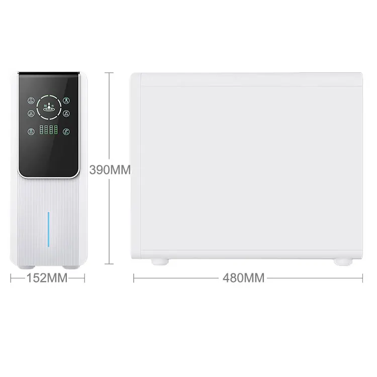Oem Home Office Desktop Under Sink Tankless 3 Stage 600Gpd Ro Reverse Osmosis Water Purifier System Water Filter Machine