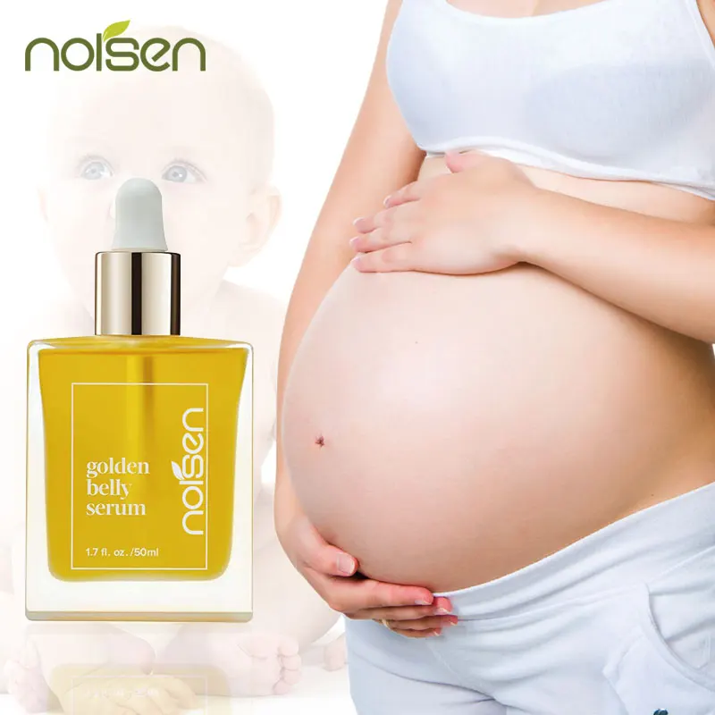 2024 Private Label Best Natural Soothing Safe Pregnancy Women Repair Belly Golden Serum  improves appearance of Stretch Mark oil