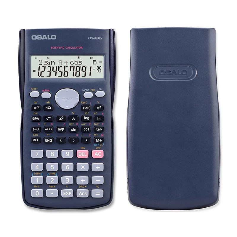 Оптовый рекламный математический OS-82M Калькулятор научный Пользовательский логотип 12 цифр студент электронный калькулятор