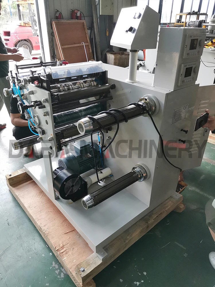 roller thermal paper circular razor blade slitting rewinding machine