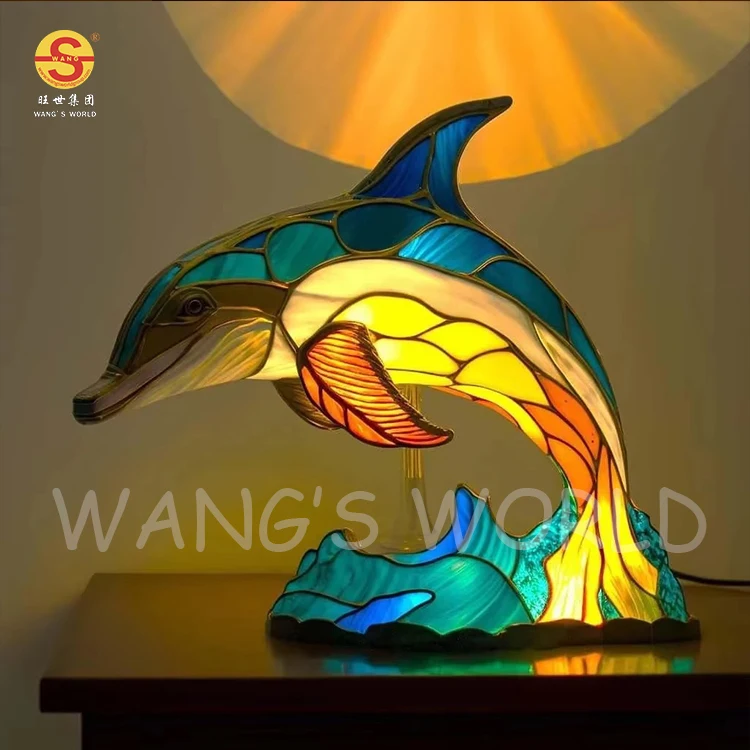 New Vintage Animal Night Light Resin Animal Table Lamp Night lights for Bedroom Decoration