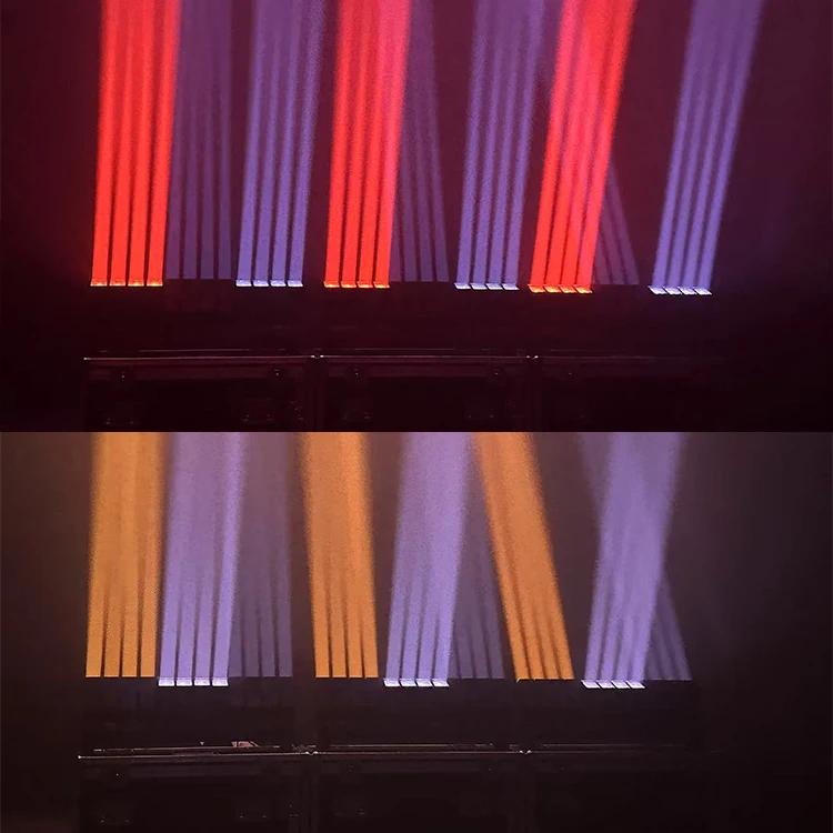2PC Pack in Case 12X60W Rgbw DMX512 Led Zoom Moving Head Beam Light for Party Dj Wedding