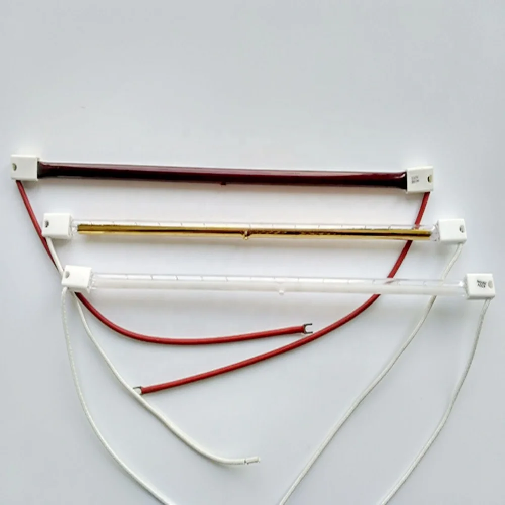 110V 120V 220V 230V 380V 1KW 2KW 3KW Electric Halogen  Carbon Fiber Hot Rod Infrared Quartz Heater