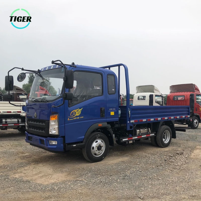 China Howo Sino 4ton 5ton Stock Single Double Cabin Light Duty Truck Dimension