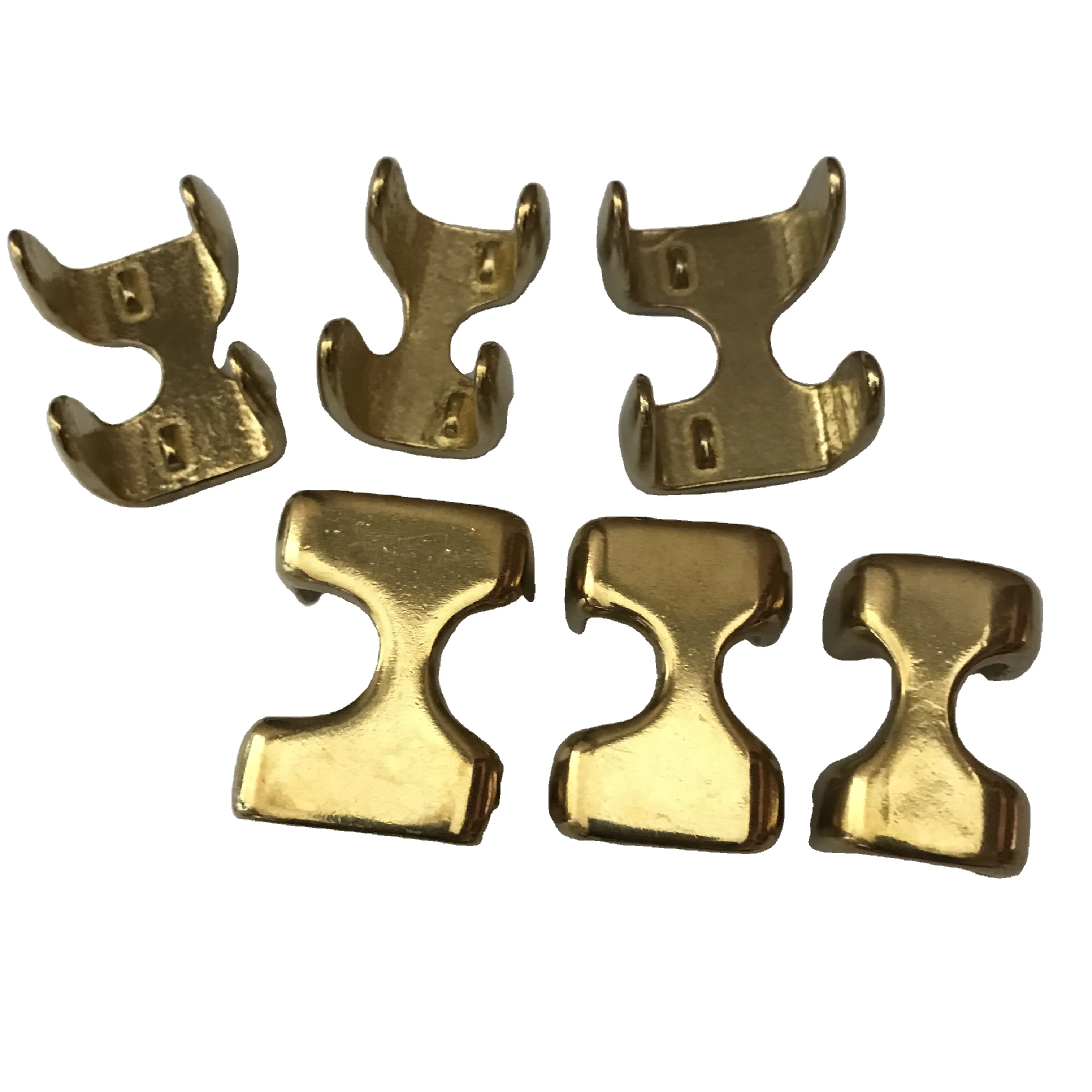 Heavy duty solid brass pet leather rope clip dog pet leash brass rope clamp