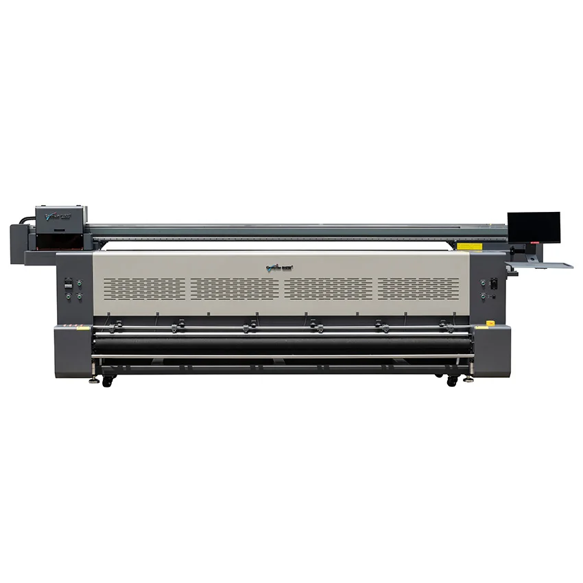 Quality-assured custom flag printing machine industrial wide format direct to fabric dye sublimation printer for flag banner