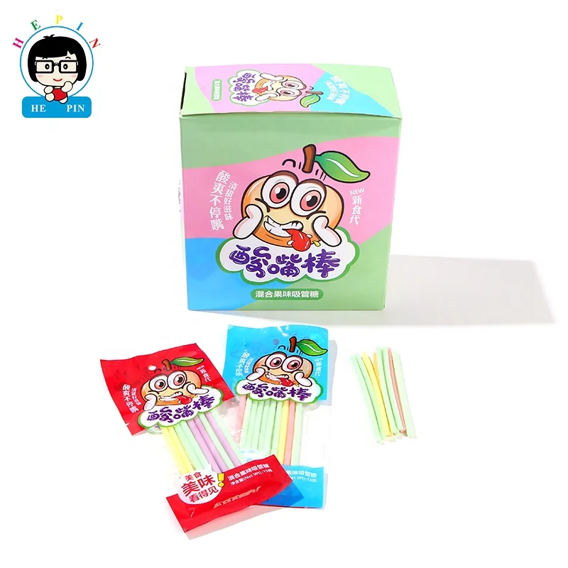 OEM Order Wholesalers Halal Powder CC Stick Fruity Flavor Candy Mixed Color For Kids