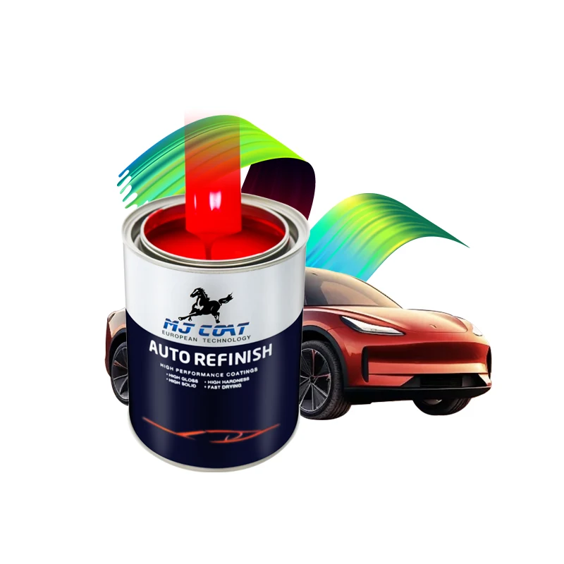 High Quality Car Refinish Paint Automotive Paint 1K Basecoat Silver Gray Metallic Factory Price