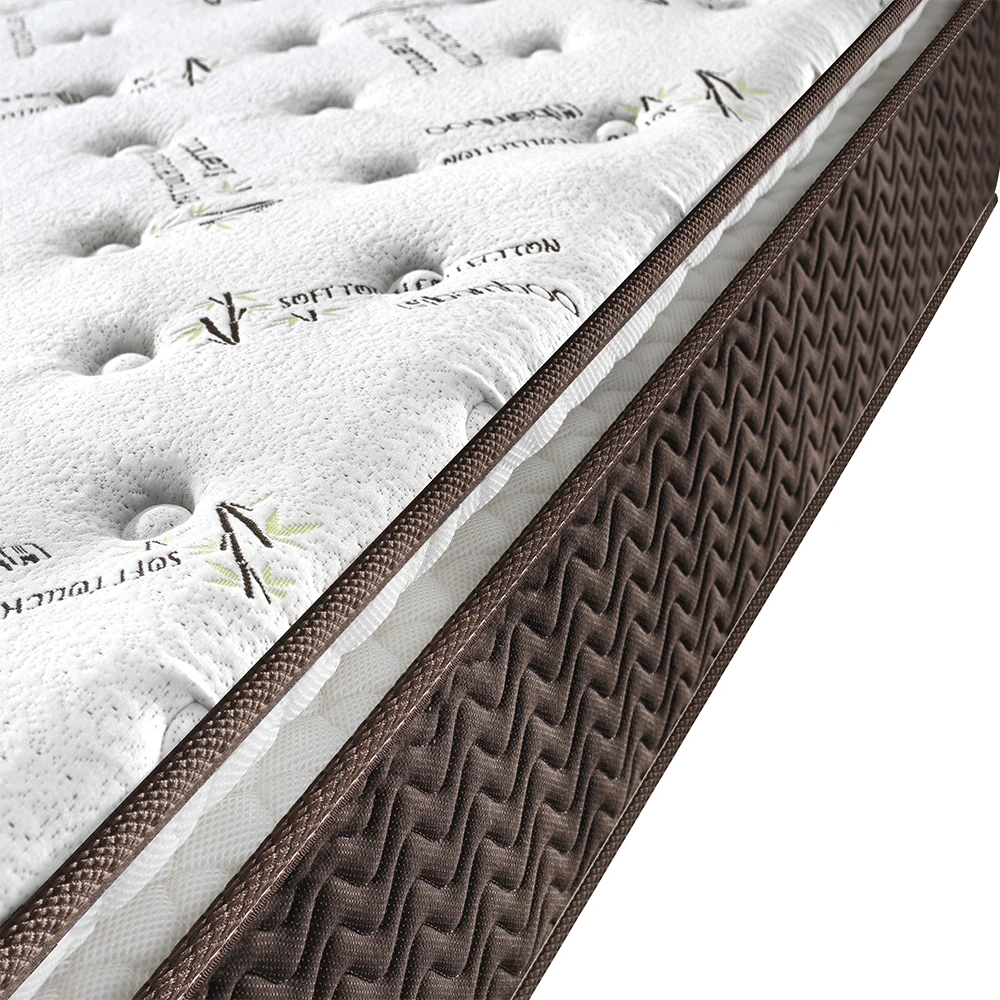 Man Use High Density Foam Double Bed Mattress Wholesale Price 72 x 60 Inch Pocket Coil Spring Mattress