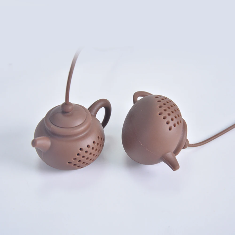 Hot Selling Food Grade Tea infuser Loose Herbal Tea Leaf Filter Silicone Strainers Tea Silicone Sieve Filter