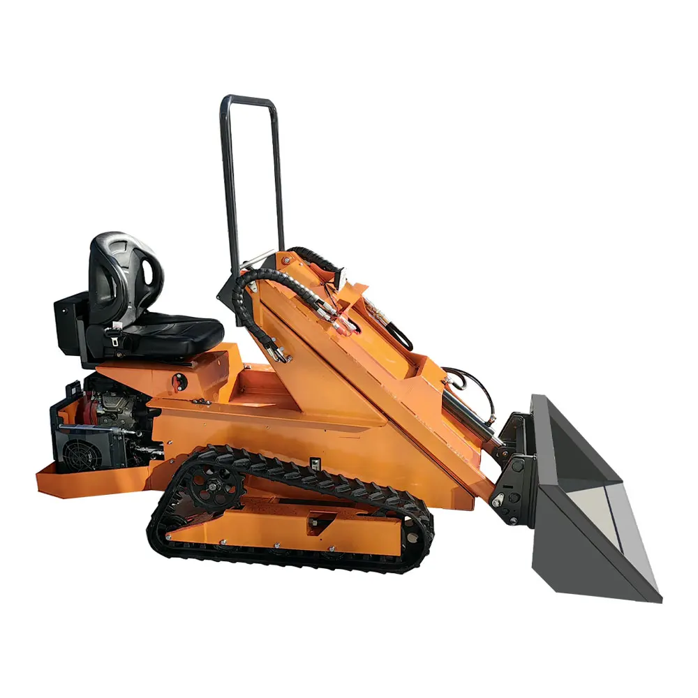 24HP agricultural machinery Lifting 500KG Mini Small Front Loader Skid Steer Loader with 1130mm Bucket