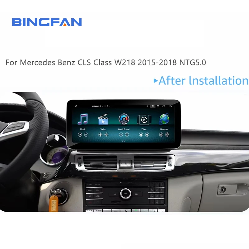 4G Android 12.0 Carplay Screen for Benz CLS Class W218 2011-2012 NTG4.0 Auto 8G+128G/4+64GB Octa-core Car Radio DVD Player